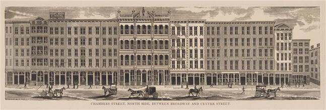 Chambers Street, North Side, Between Broadway and Centre Street