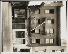 520 Tenth Ave. New York City. Front Wall. West Exterior. View Looking East. Camera Near Center of Tenth Ave.