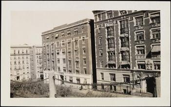 [Apartment buildings near Riverside Drive.]