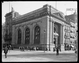 8th Avenue and 42nd Street. The Franklin Savings Bank.