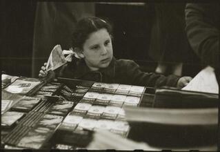 The 5 and 10 [Girl at Woolworth's.]