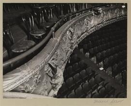 Fifth Avenue Theatre, Showing Section of the Orchestra and First Balcony