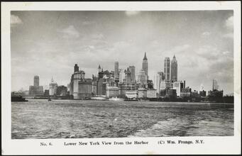 Lower New York View from the Harbor;