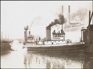 [Fire boat.]