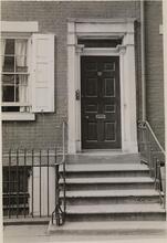[Entrance of No. 8 Grove Street.]