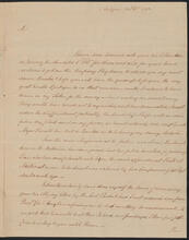 Letter from John De Lancey to Oliver De Lancey, April 24, 1792