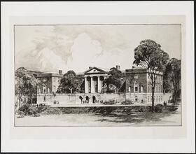 Rendering, accepted design, Museum of the City of New York