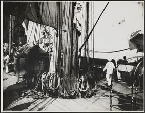 [Deck of a ship.]
