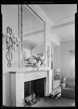 Cosmopolitan Club. Lounge fireplace.