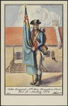 Color Sergeant - 2nd New Hampshire. - Poor's Fort Ti - 20 July 1776.