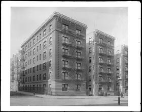 240-246 Audubon Avenue at the N.W. corner of 177th Street. Barney Court.