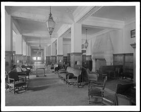 55 Hanson Place. Y.M.C.A. Central Branch. General interior of lobby.