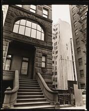 Brownstone Front and Skyscraper