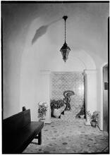Hugh Baker [residence]. Elevator entrance 1.