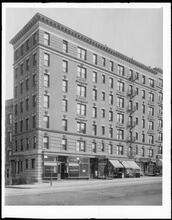 West 141st Street at the S.E. corner of Amsterdam Avenue. Chatham Court Apartment House.