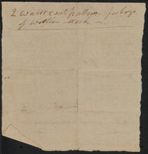 Memorandum by John Peter De Lancey, October 9, 1810