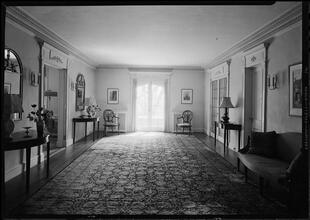 W. E. Ditmars [residence]. Entrance hall to door.