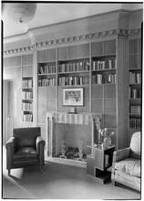 Jesse Isidor Strauss Residence, 720 Park Avenue. Library.
