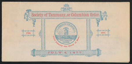 Society of Tammany, or Columbian Order
