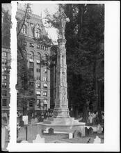 Wall Street. Trinity Churchyard. Astor Memorial Cross.
