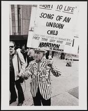"Abortion is Murder" Democratic Convention, Madison Square Garden