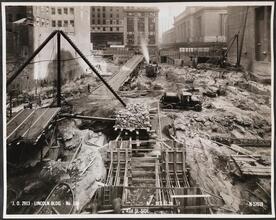 41st St. Side [Lincoln Building construction.]