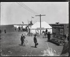 [Newspaper Row, Camp Black.]