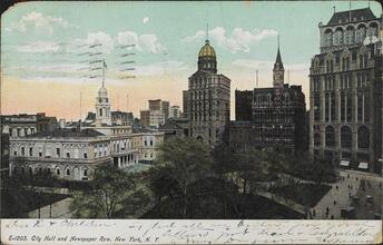 City Hall and Newspaper Row