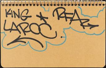 [Division page in LA II's sketchbook.]