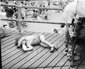 Baby on the Boardwalk, Coney Island.