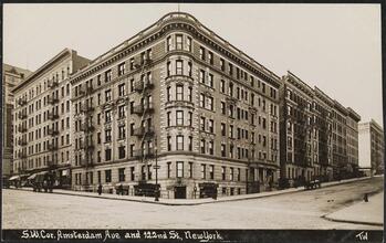 South West Corner of Amsterdam Ave and 122nd St., New York.
