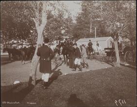 Sports, Fox Hunting at Meadow Brook.