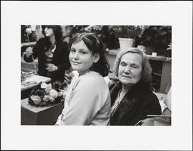 Grandmother and Daughter, Ditmars Flower Shop, Astoria 1981