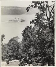 [Ship on the Hudson from Opposite C. K. Billings Estate on Riverside Drive.]