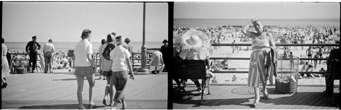 [Coney Island boardwalk.]