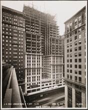 42nd St. Elevation [Lincoln Building construction.]