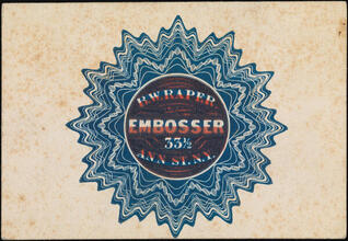 B. W. Raper, Embosser