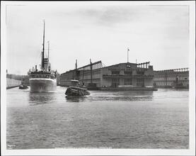 [Norwegian America Line Pier, 58th Street, Brooklyn, N.Y.]