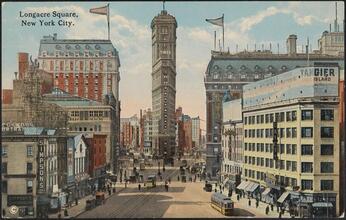 Longacre Square, New York City.
