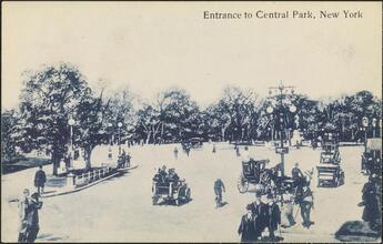 Entrance to Central Park, New York