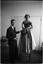 Betsy Von Furstenberg [Standing on a chair.]