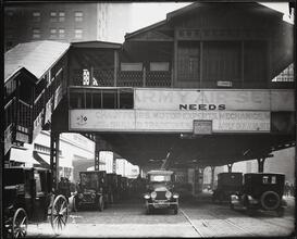 [Elevated Railroads, Looking East on 42nd Street from Grand Central.]