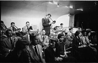 Vaughn Monroe [Monroe and band performing.]