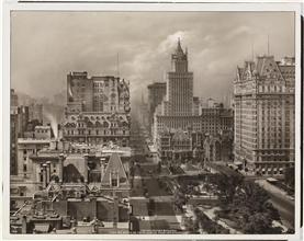 Street Scene looking South Down Fifth Ave. from 63rd Street, showing Heckscher.