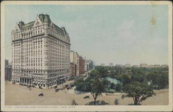 The Plaza and Central Park, New York