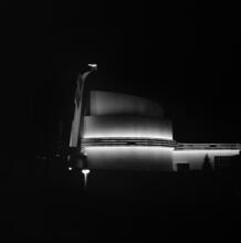 [Electrical Products building at night, New York World's Fair.]