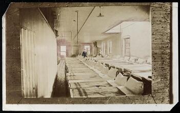 Bedroom in the New City Lodging House.