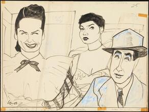 [Mary McCarty, Pearl Bailey and Jules Munshin in "Bless You All".]