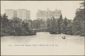 Central Park Majestic Hotel & Dakota Ap. N. Y. City.
