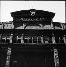 [Delapidated Belgian Line building, Pier 14.]